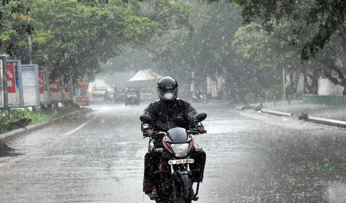 राजस्थान में अनेक जगह भारी बारिश